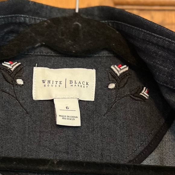 White House Black Market Denium Jacket - Picture 5 of 7